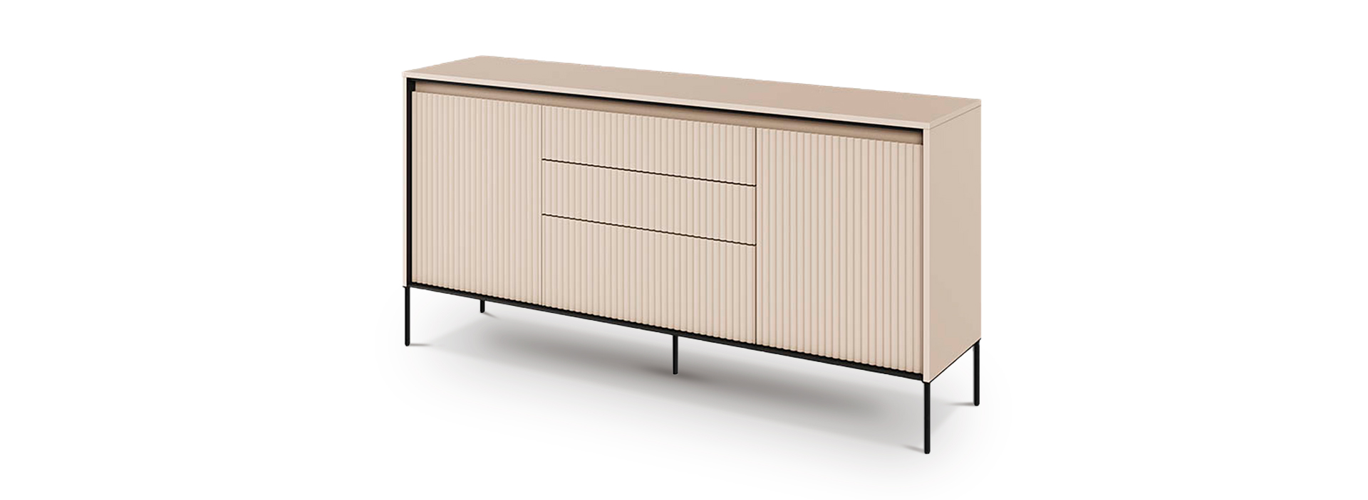 Комод з підсвіткою бежевий Trend TR-01