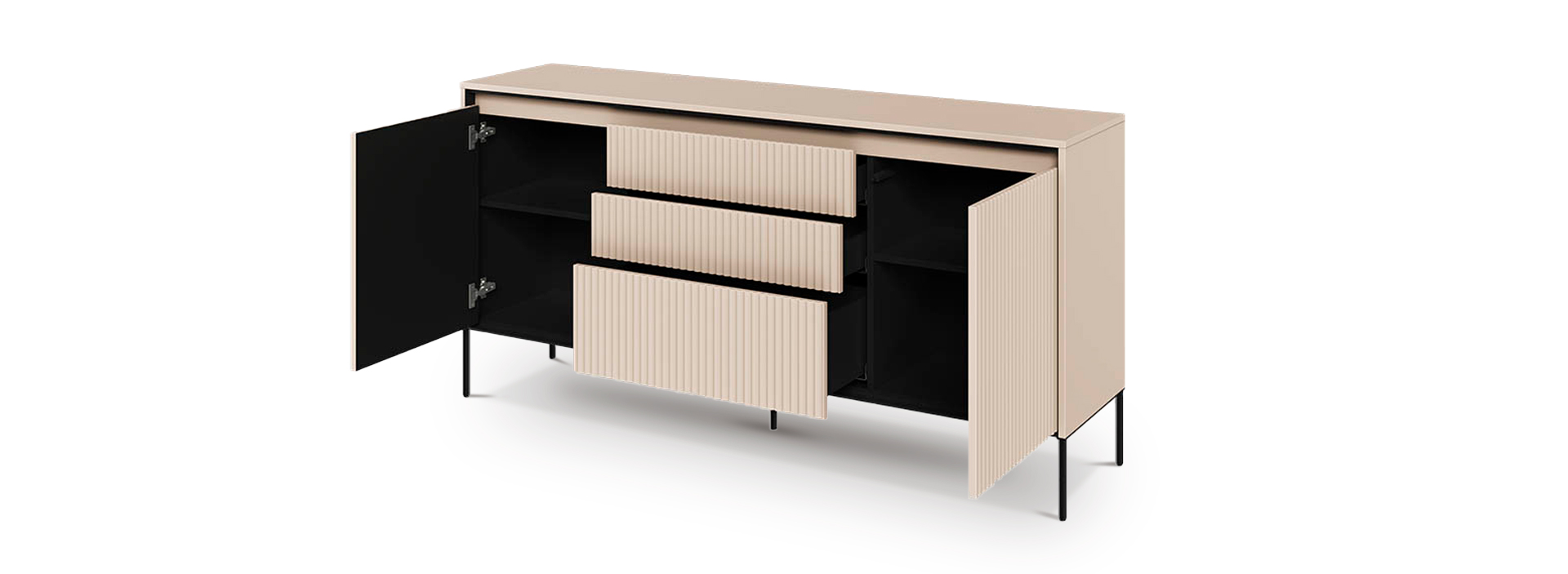 Комод з підсвіткою бежевий Trend TR-01