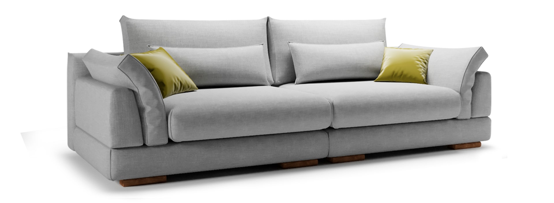 Gerades Sofa Softi