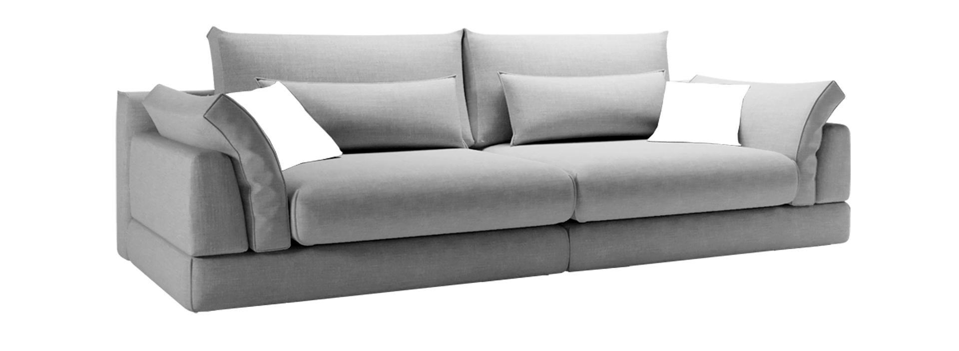 Gerades Sofa Softi