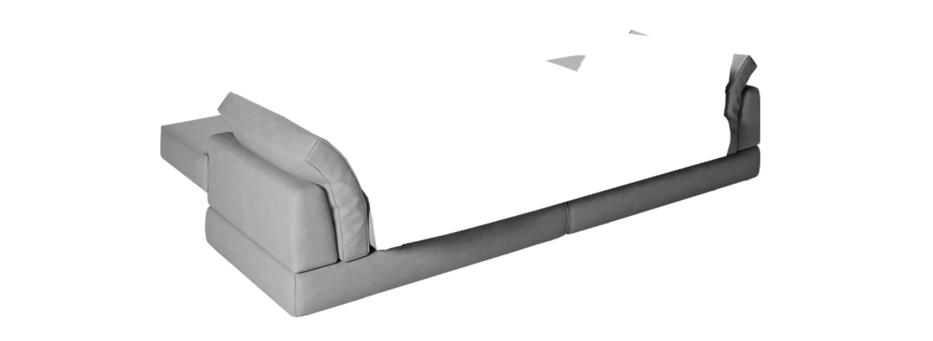 Gerades Sofa Softi