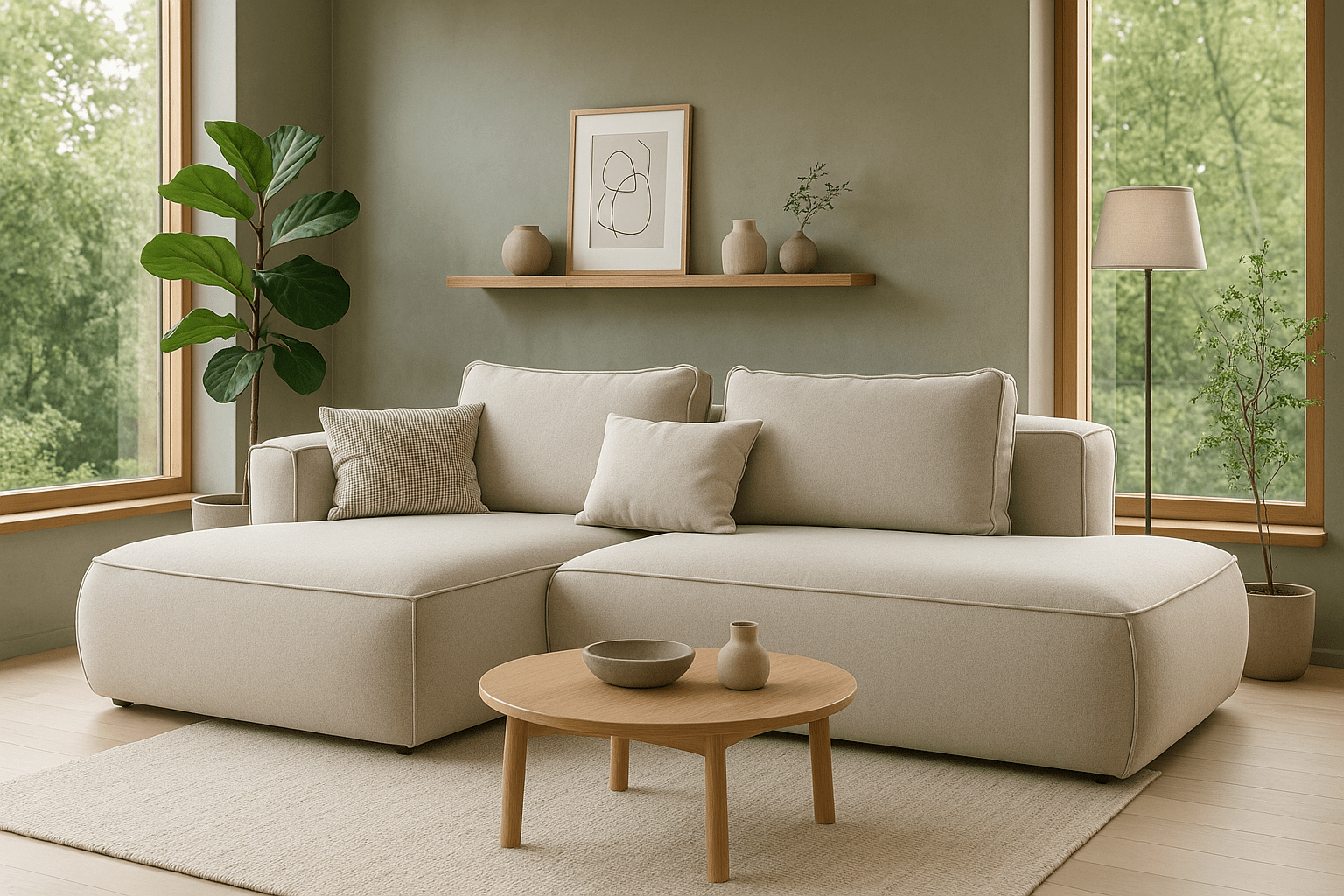 Кутовий диван Франклін з пантографом — м’який хід і рівна площина