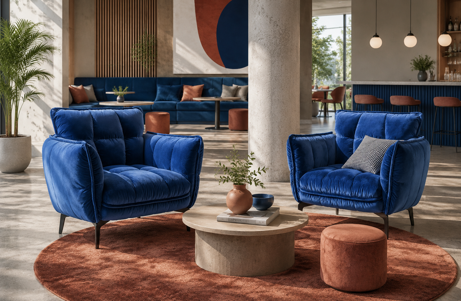 елегантне крісло для преміальної lounge-зони