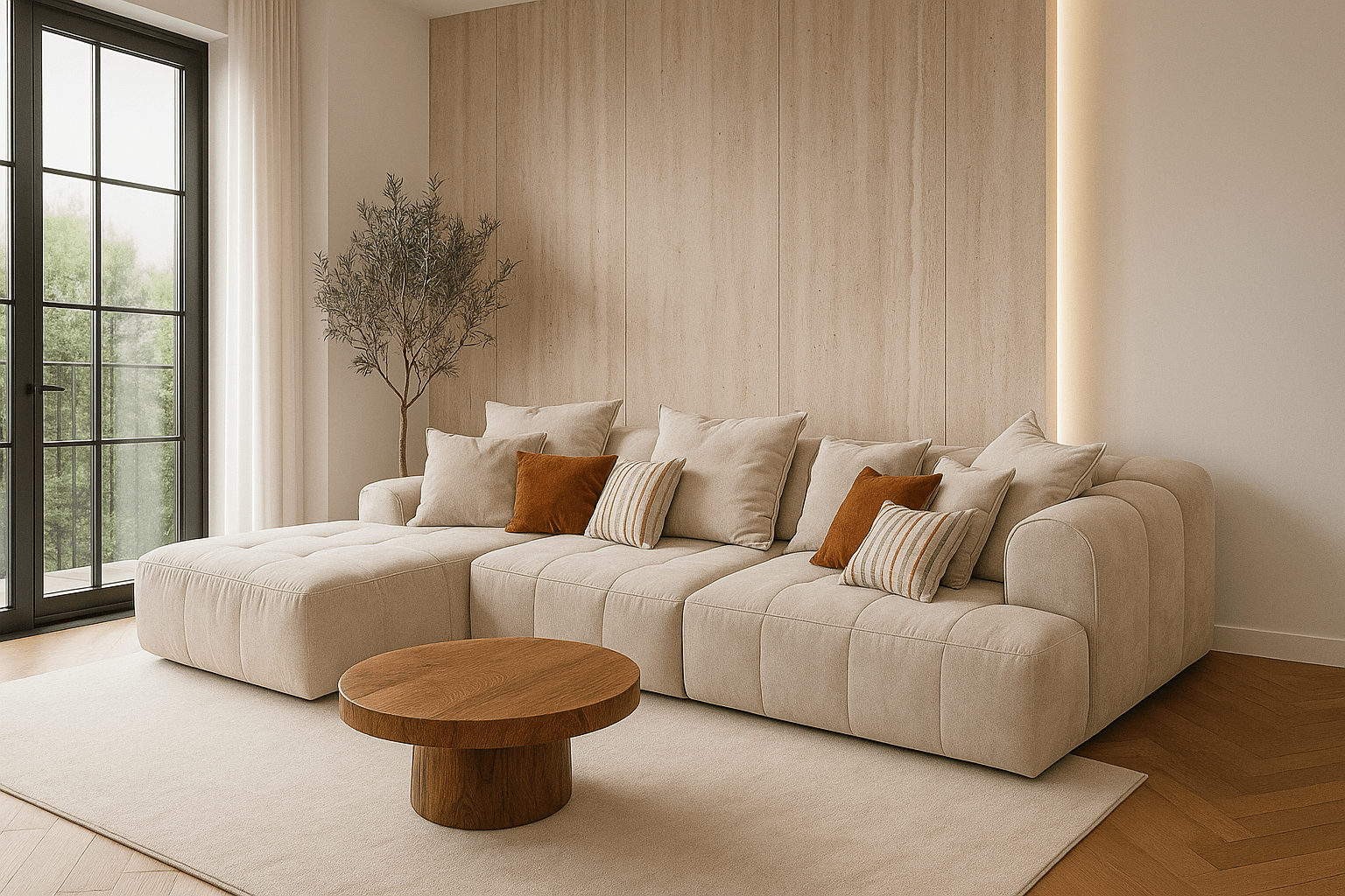 Модульний диван Гуччі ZlataMebel у сучасному інтер’єрі