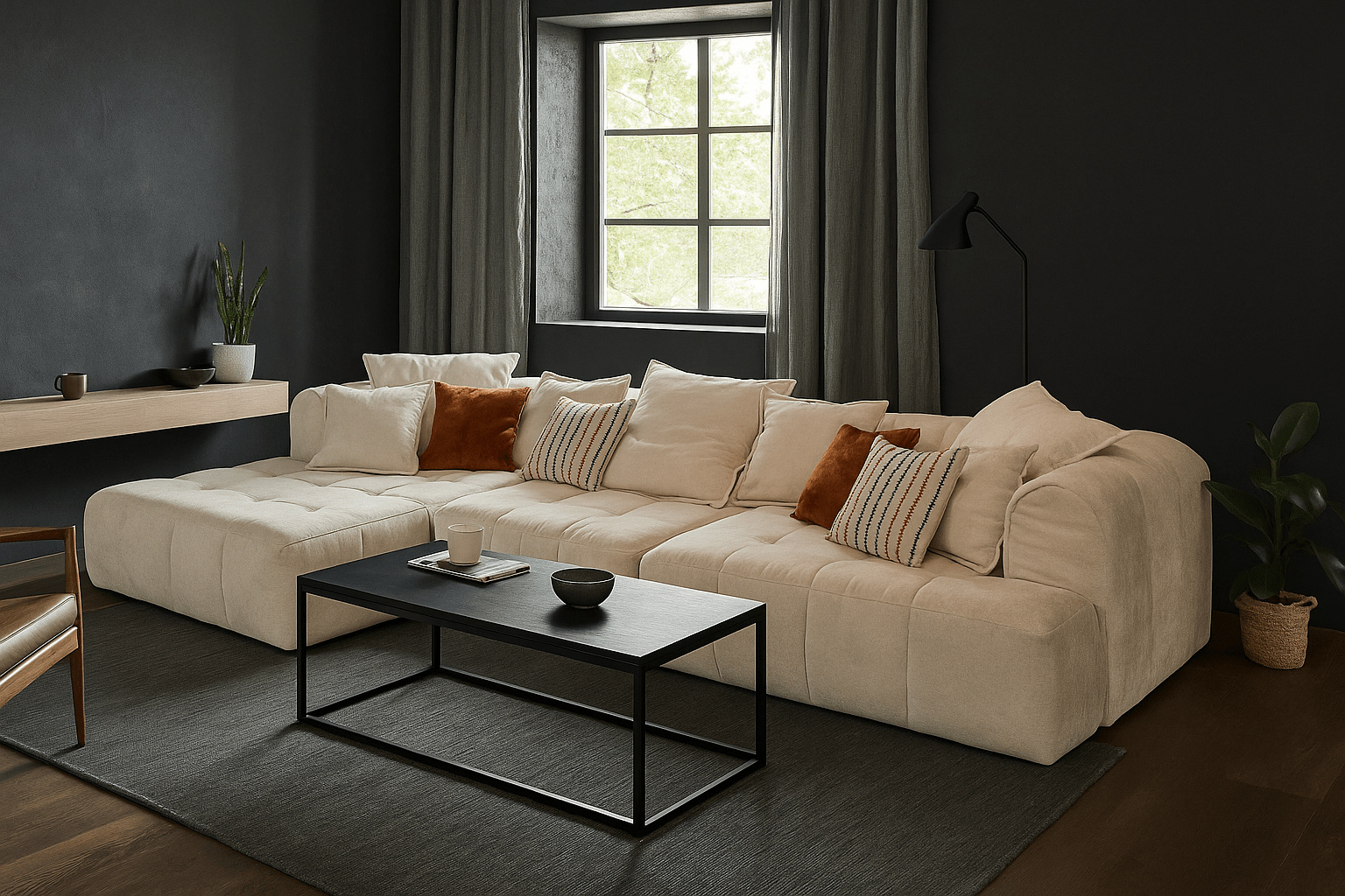 Диван Гуччи ZlataMebel в интерьере лофт