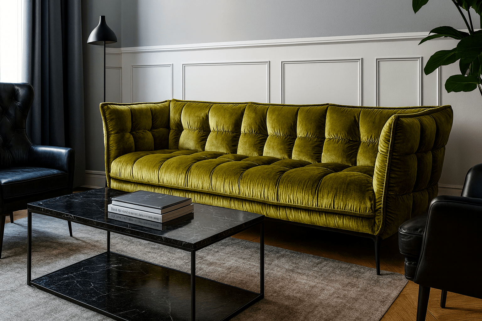 Диван Флоренція у велюрі/шенілі — глибина кольору і тактильність
